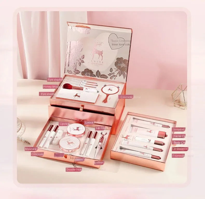 Luxury Make Up and  Skincare 20 Pcs Set Box